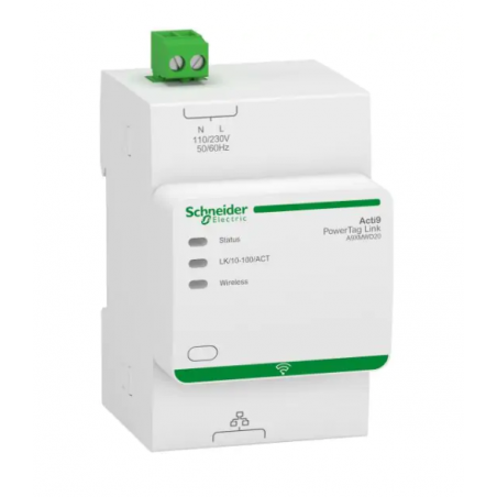 PowerTag Link - concentrateur sans fil vers Modbus TCP/IP - 20 capteurs sans fil